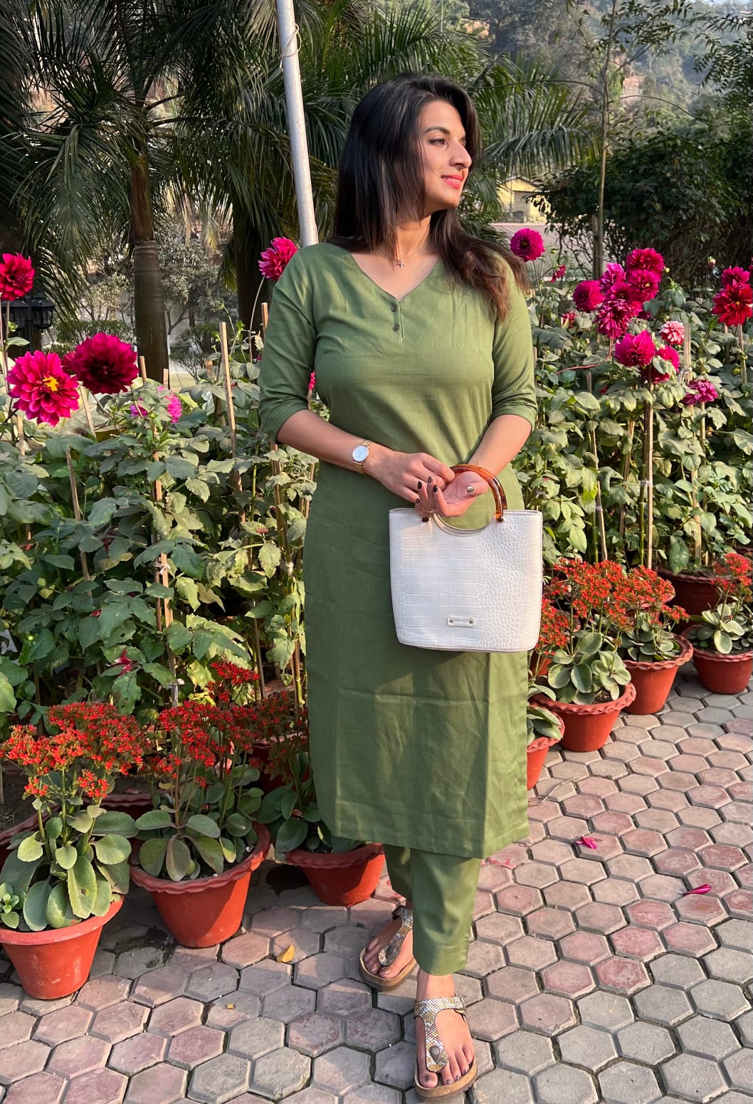 Tarika Co-Ord Set (Cotton Linen) - 8 Colours - Image 17