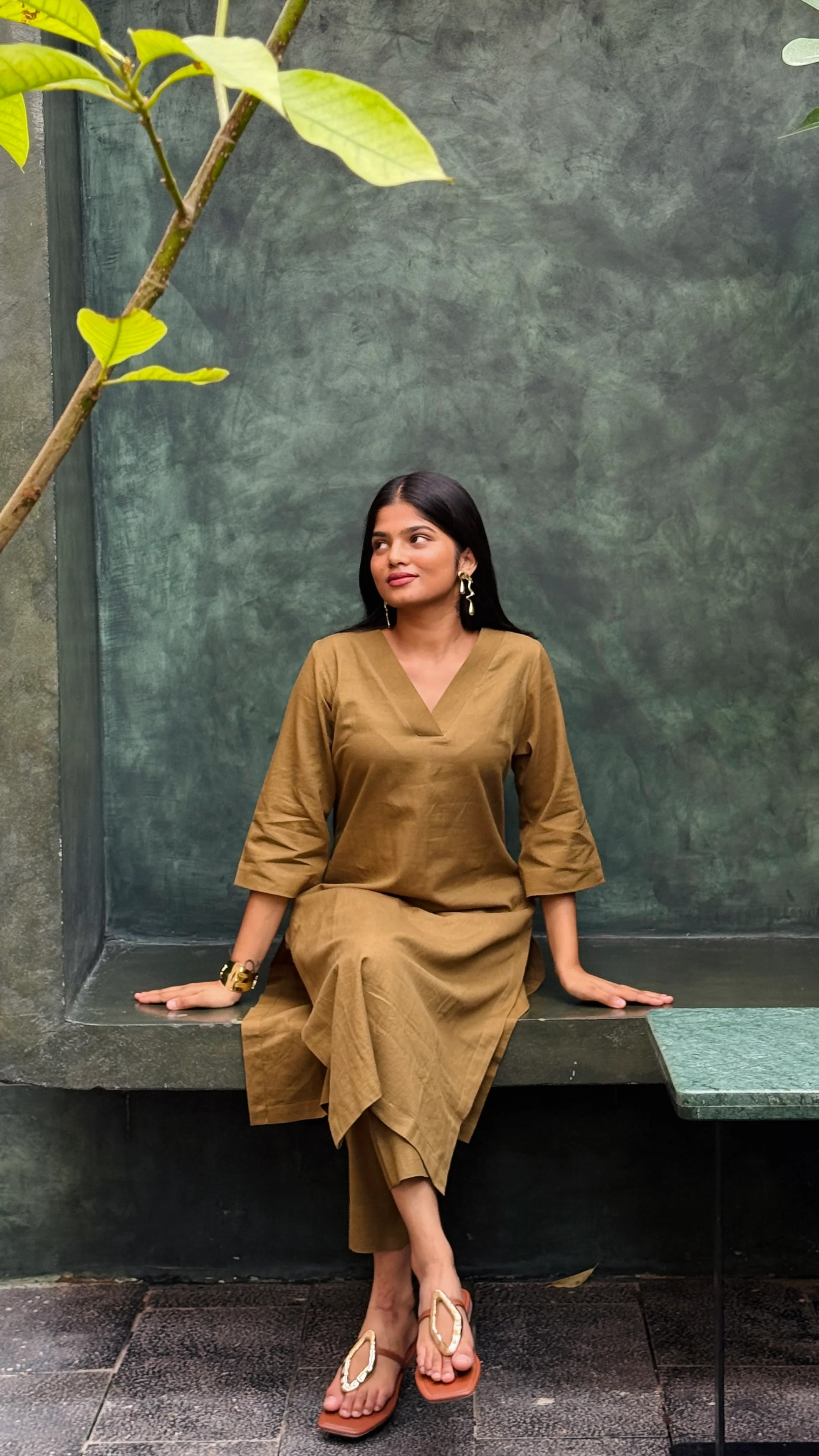 Niketa Co-Ord Set (Cotton Linen) - 2 Colours - Image 7