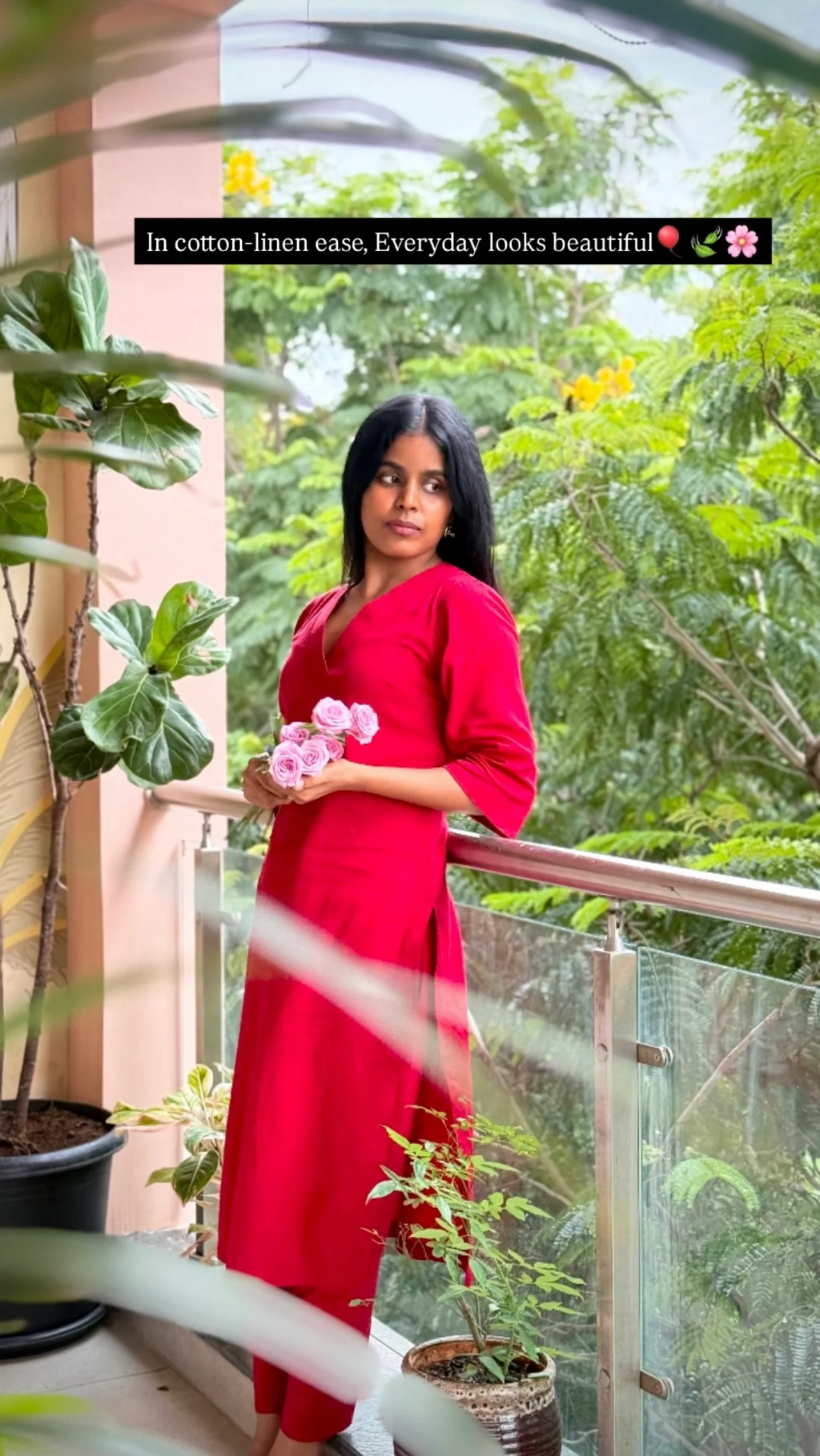 Niketa Co-Ord Set (Cotton Linen) - 2 Colours - Image 8