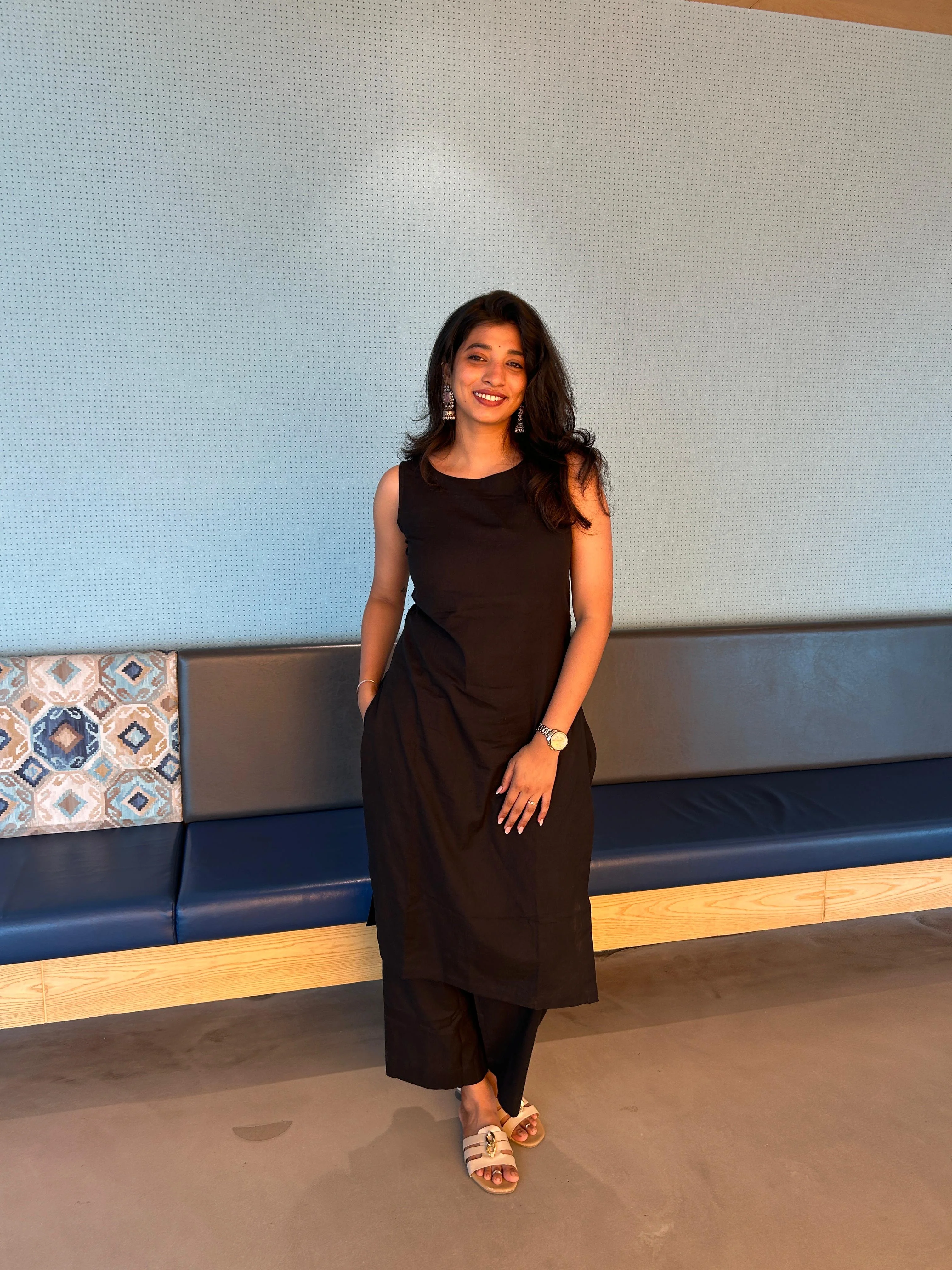 Pallavi Co-Ord Set (Cotton Linen) - 2 Colors - Image 4