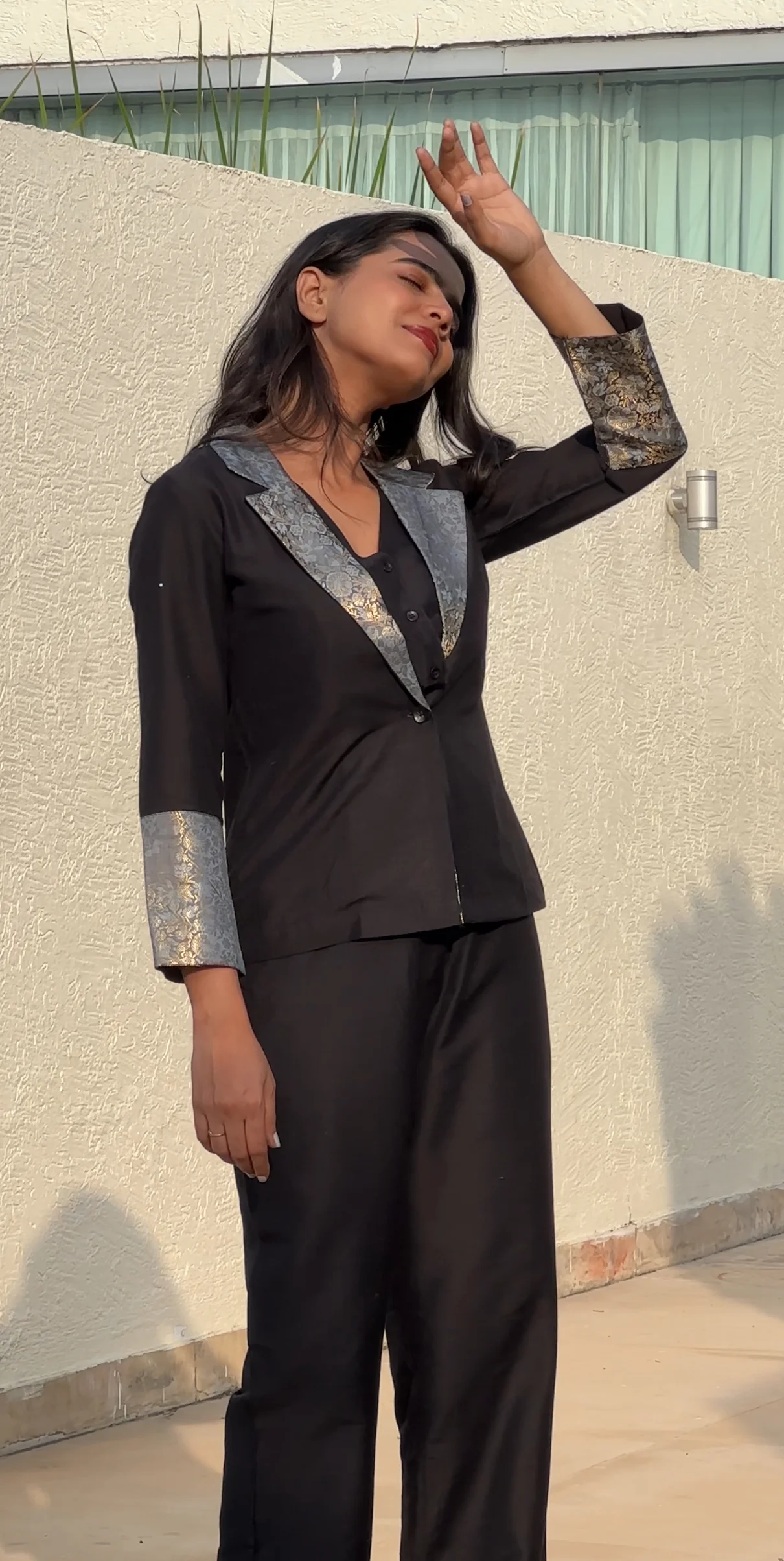 Brocade Silk 3Pc Suit - 2 Colors - Image 10