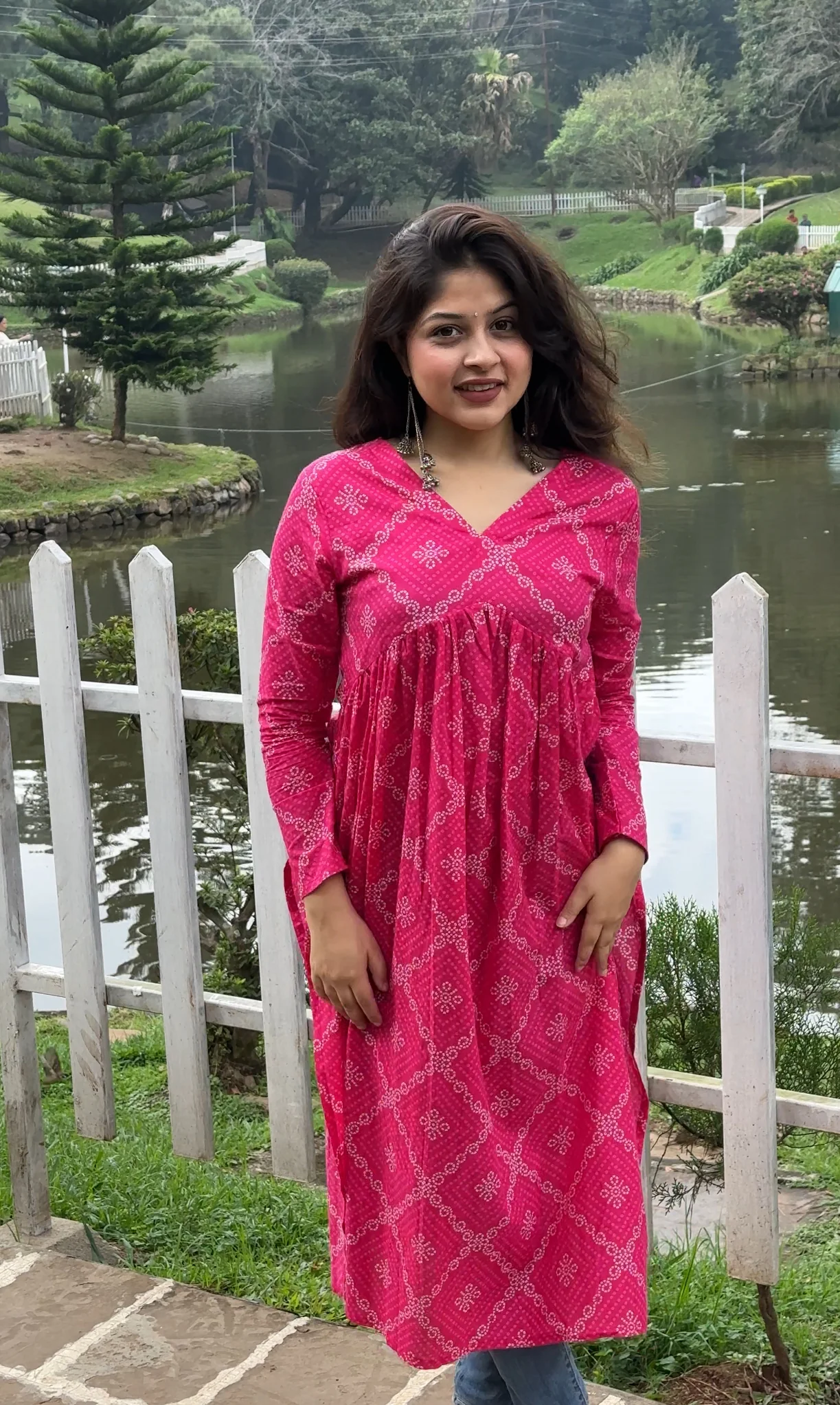Bandhni High Slit Kurti - Image 13