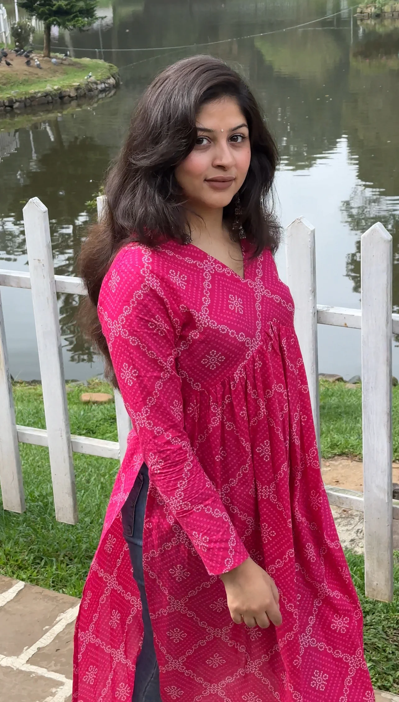 Bandhni High Slit Kurti - Image 14