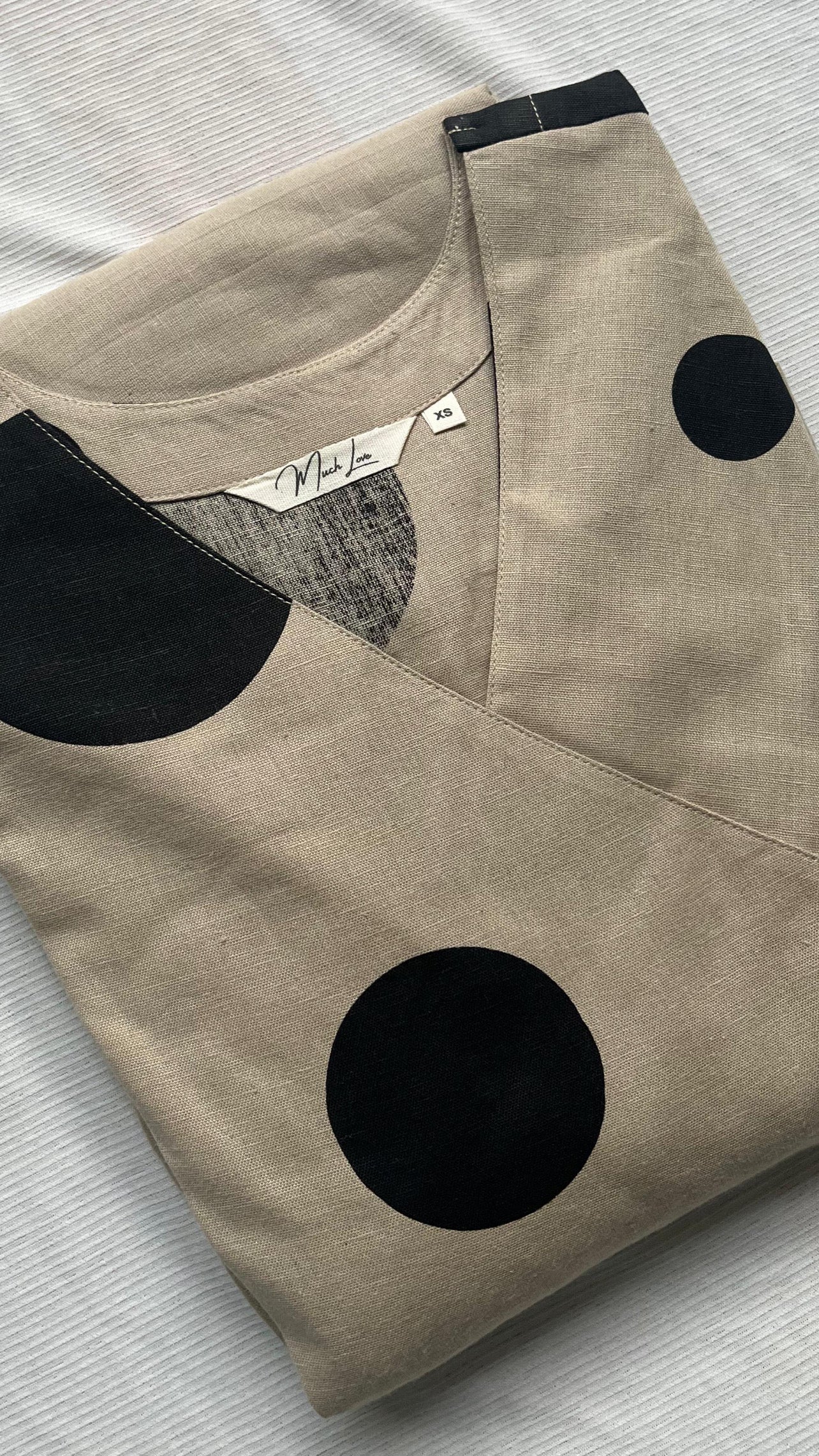 Cotton linen Wrap dress - 3 Prints - Image 10