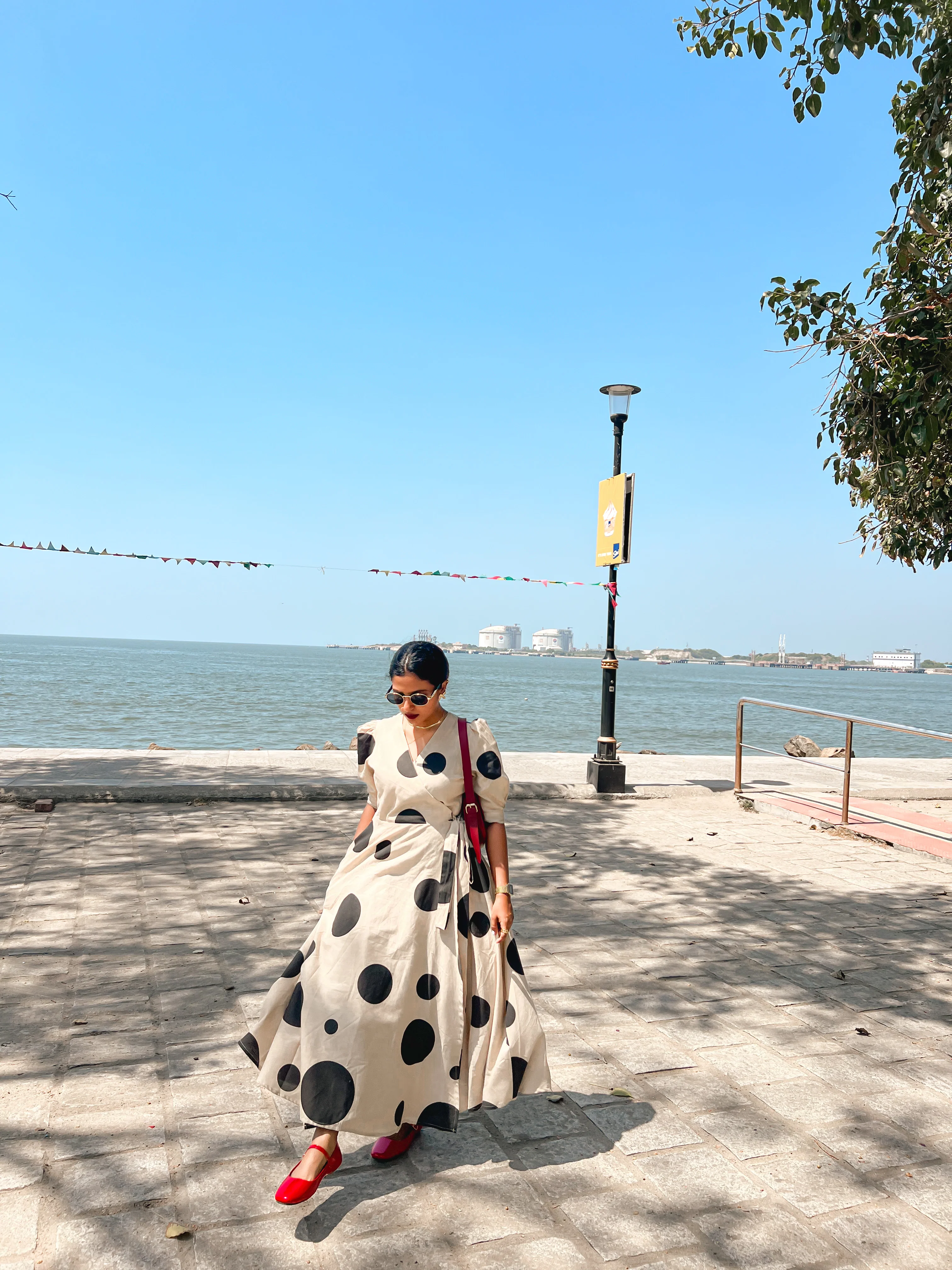 Cotton linen Wrap dress - 3 Prints - Image 12