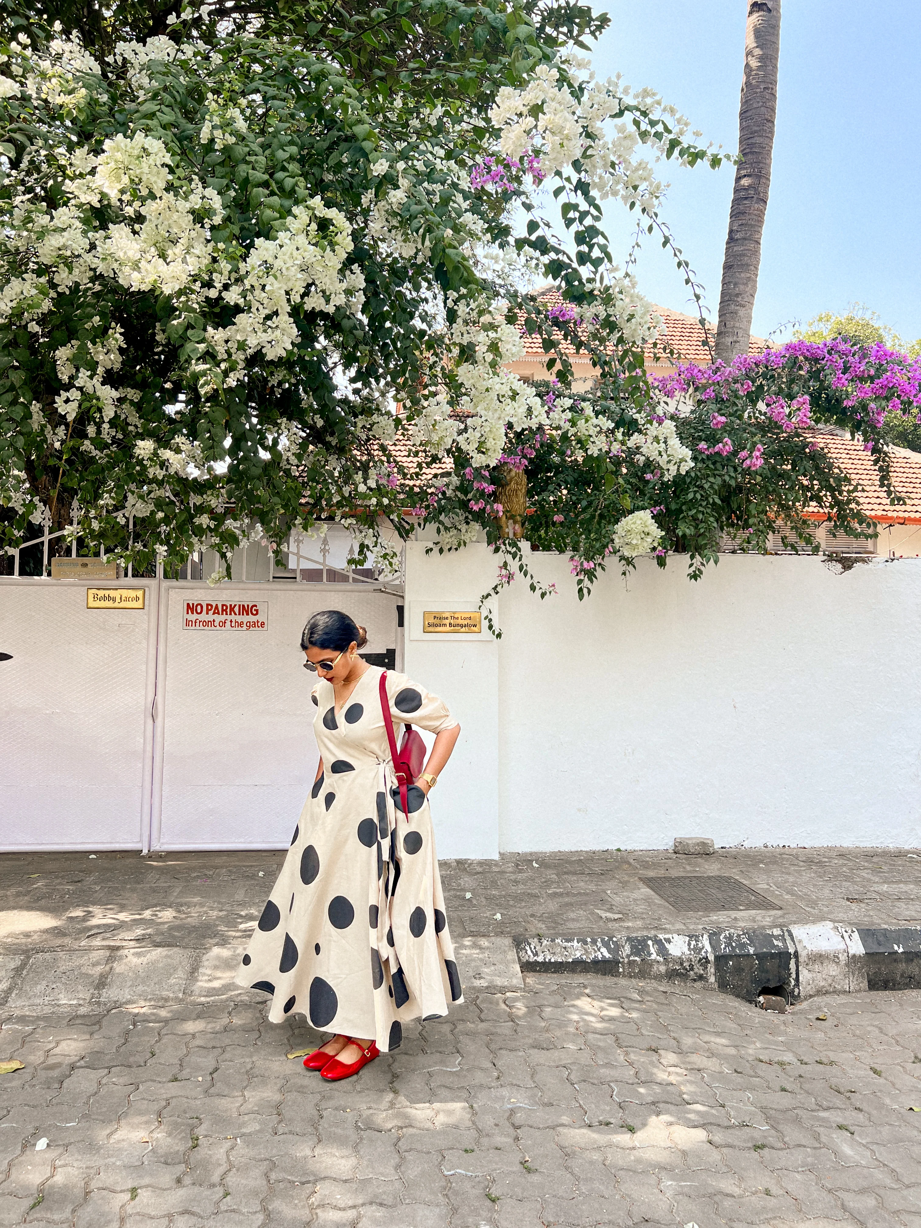 Cotton linen Wrap dress - 3 Prints - Image 14