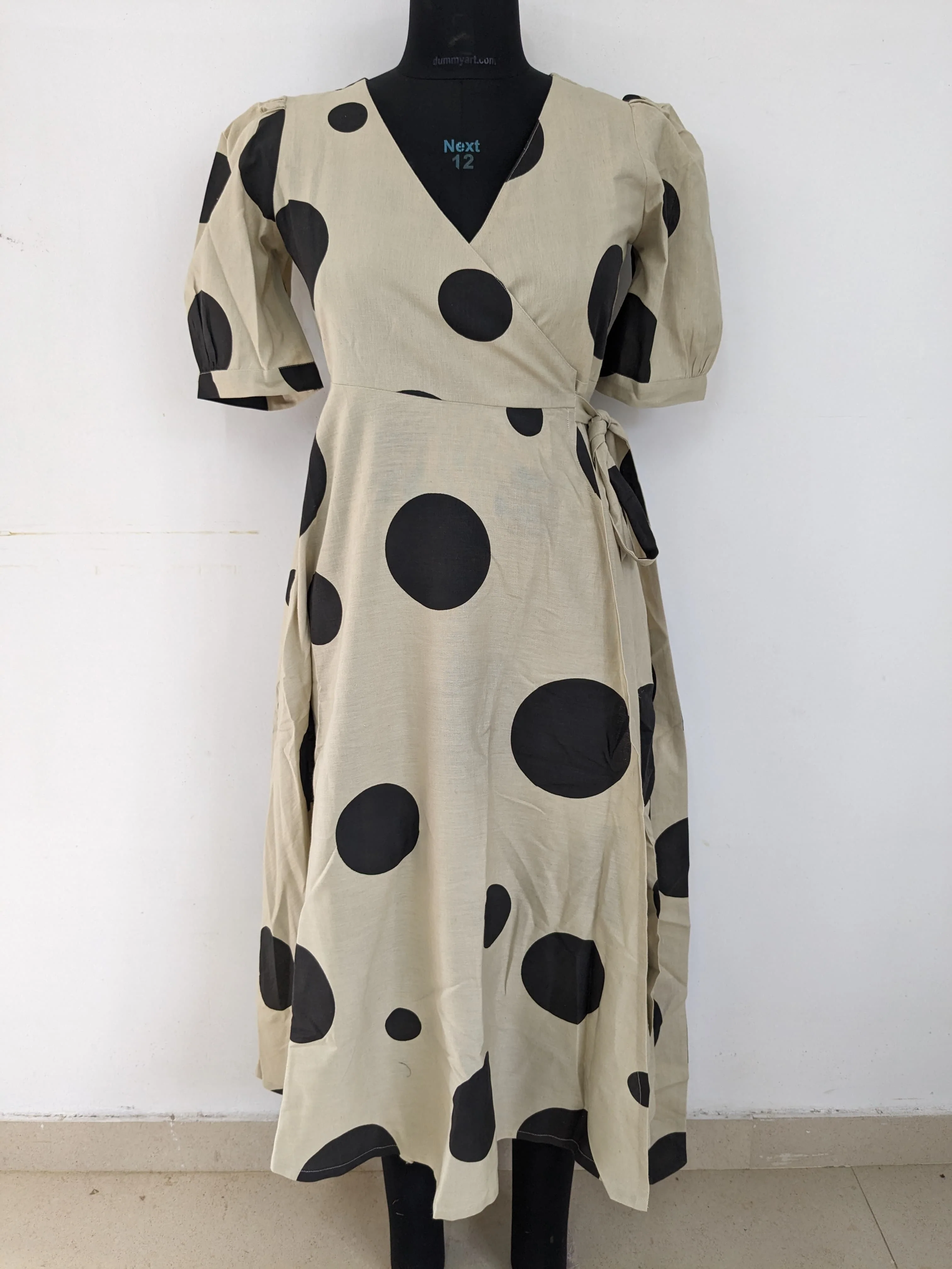 Cotton linen Wrap dress - 3 Prints - Image 20