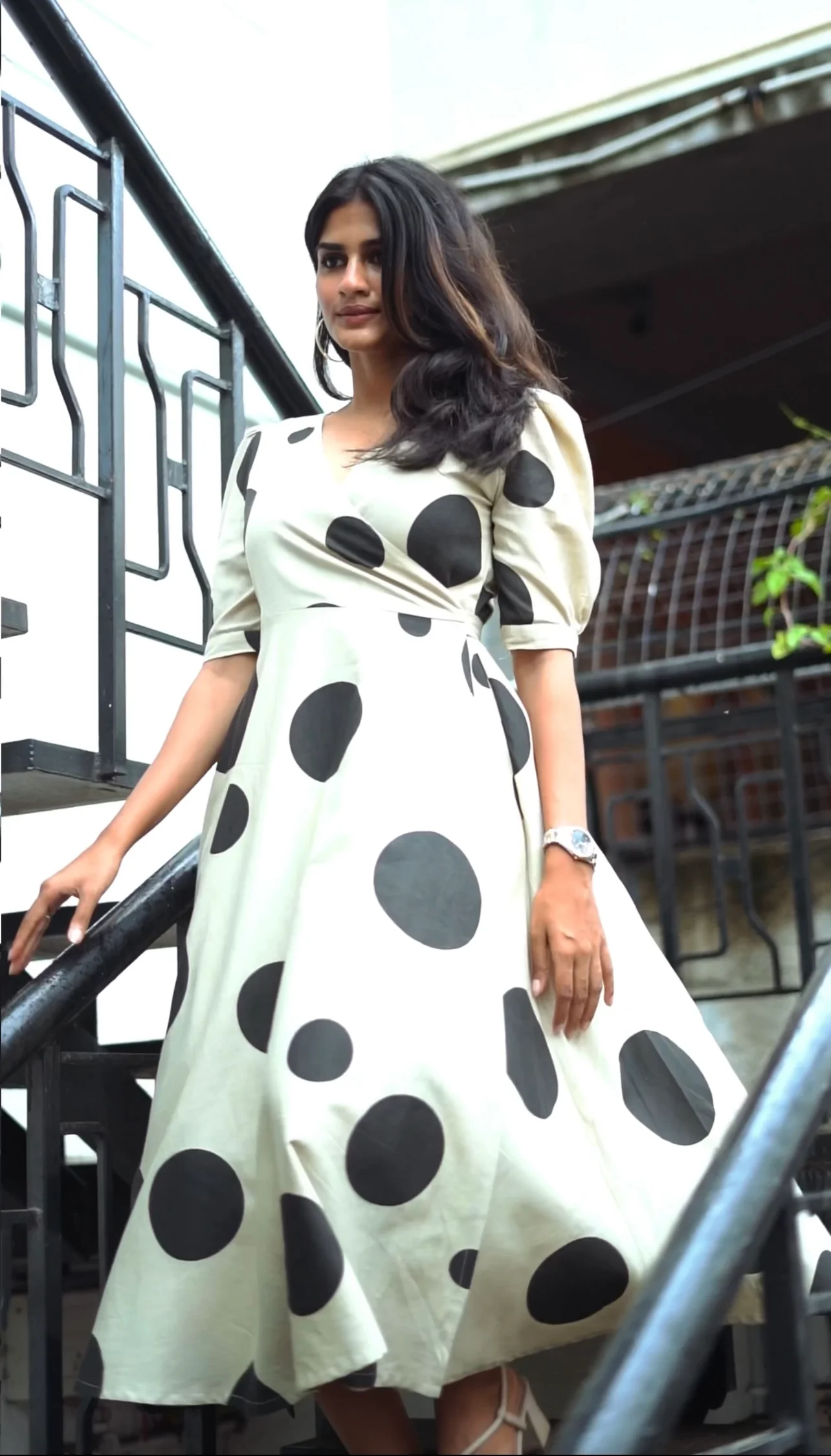 Cotton linen Wrap dress - 3 Prints - Image 24