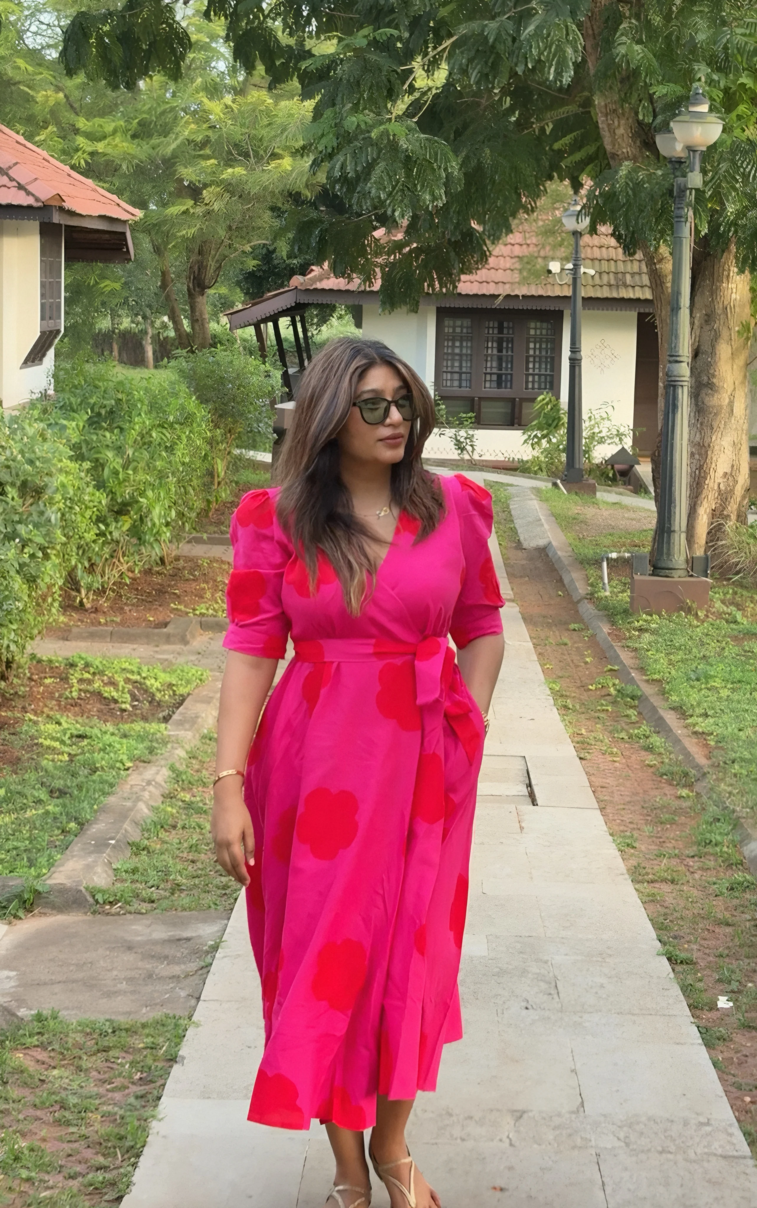 Cotton linen Wrap dress - 3 Prints - Image 37