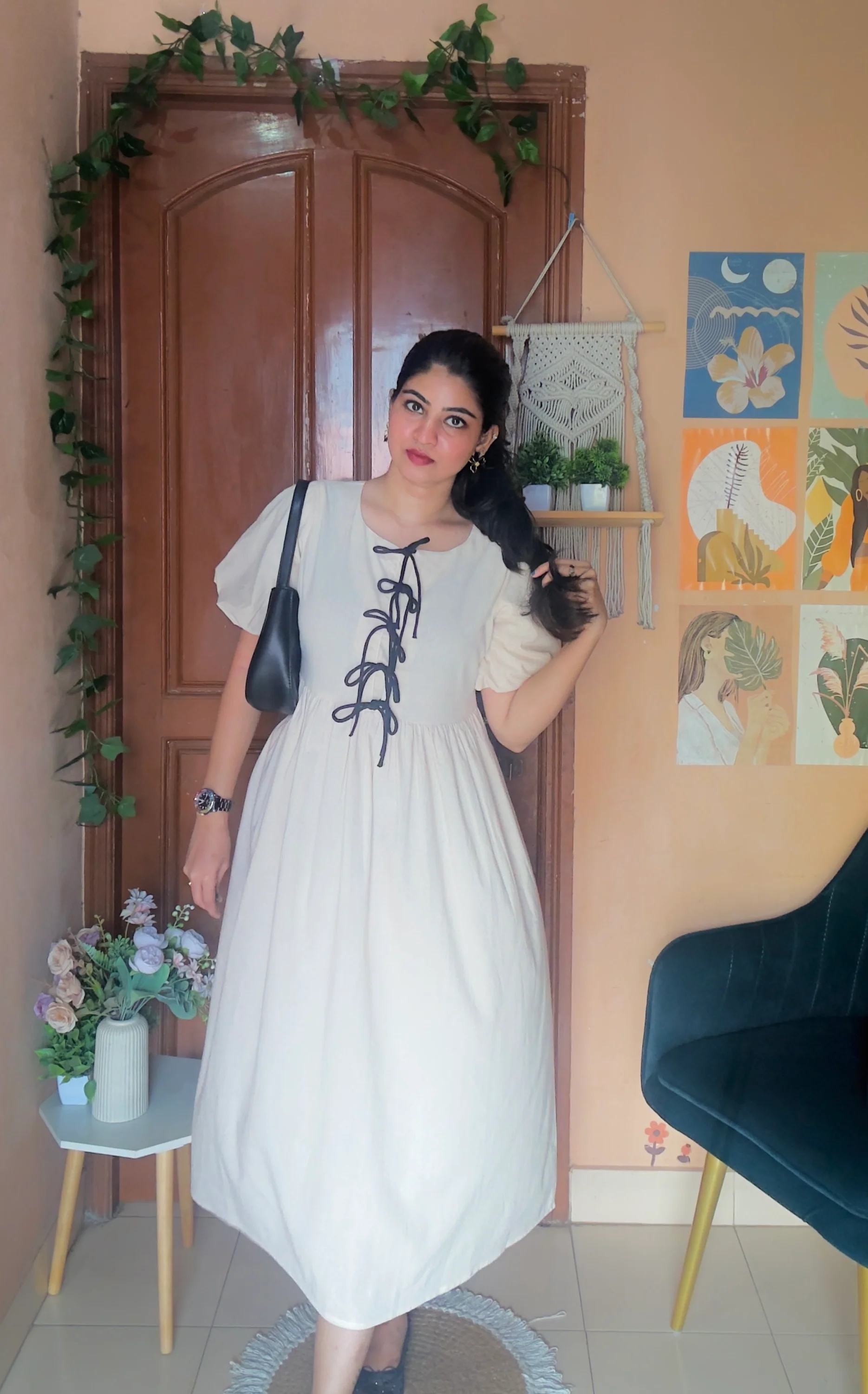 Rivera Knotty Dress - 2 Colours - Image 11