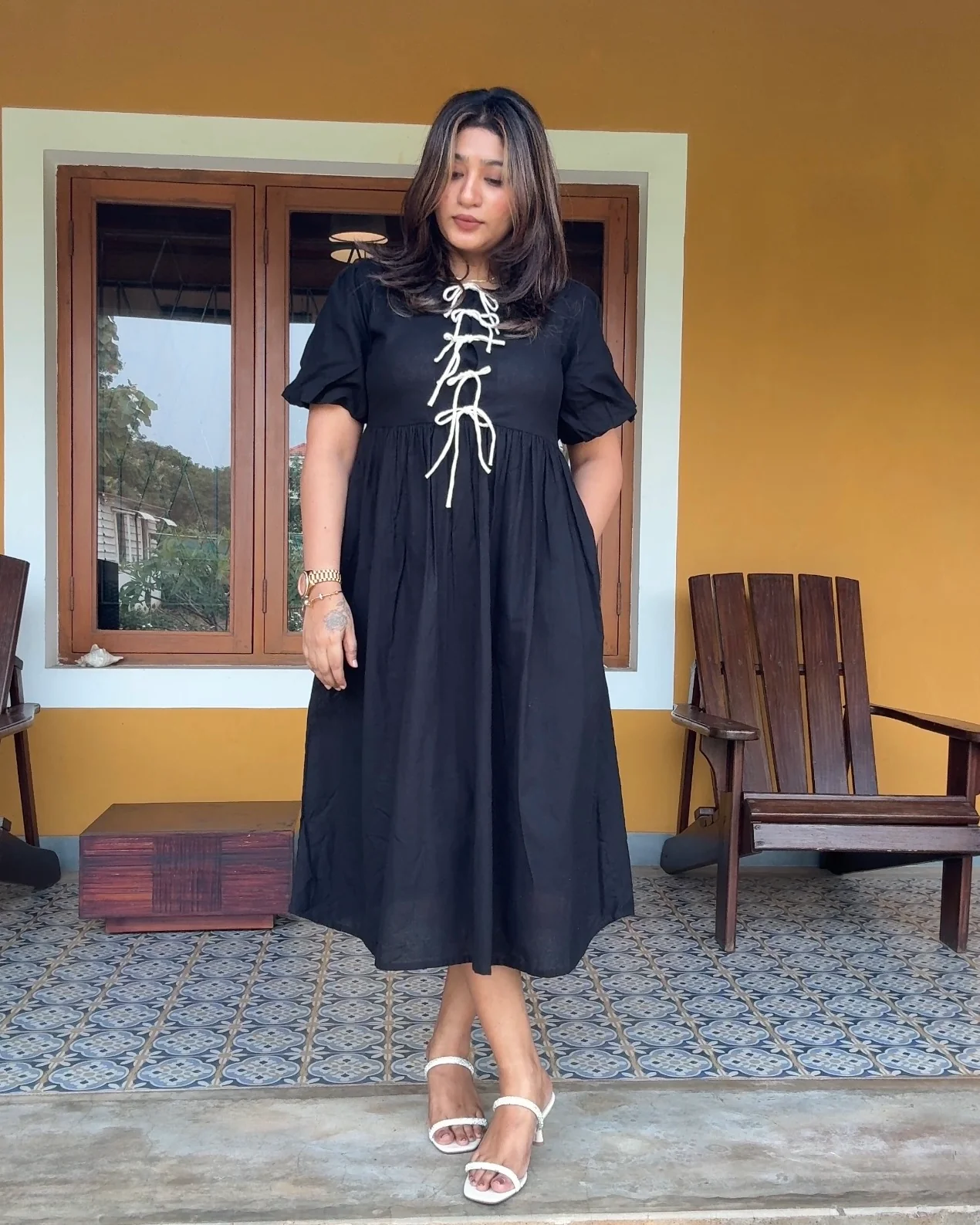 Rivera Knotty Dress - 2 Colours - Image 32