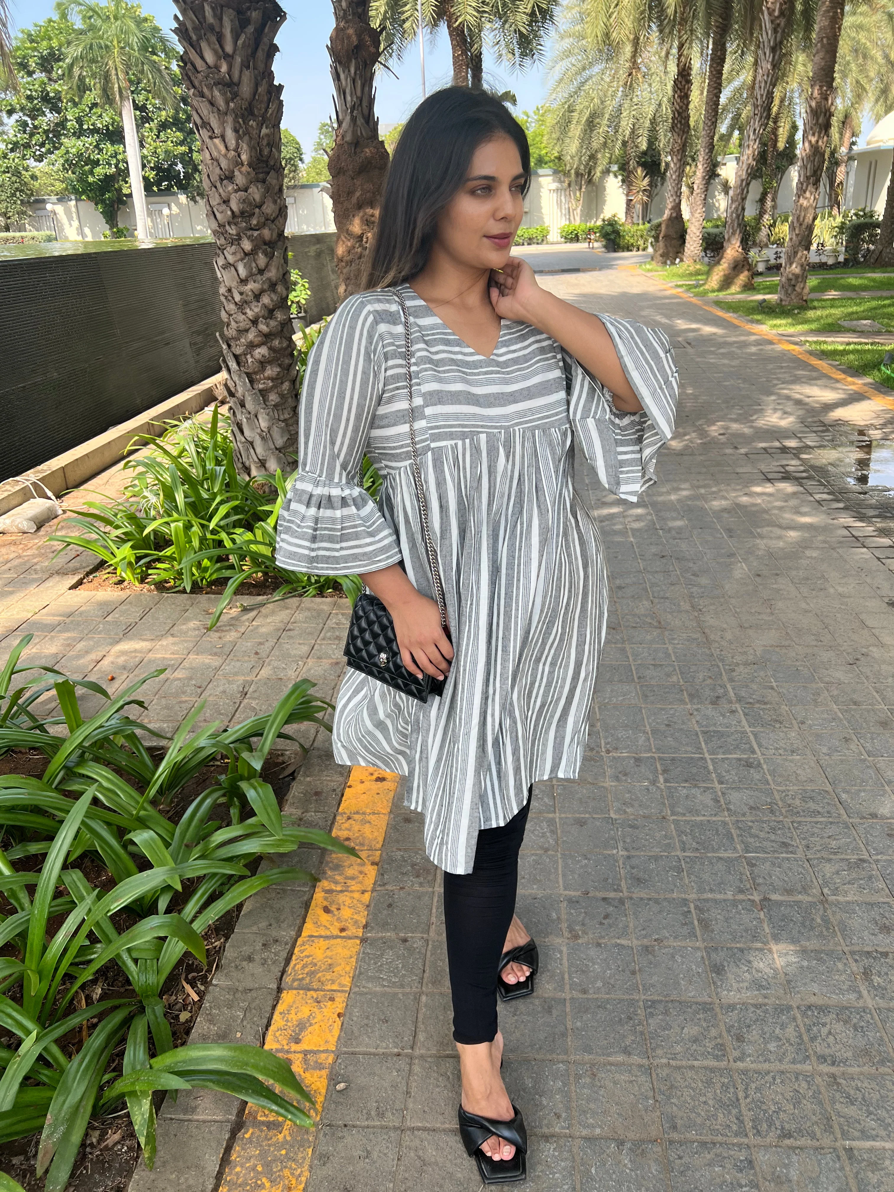 Silver Lining Nursing Dress - Baby Pink - Image 3