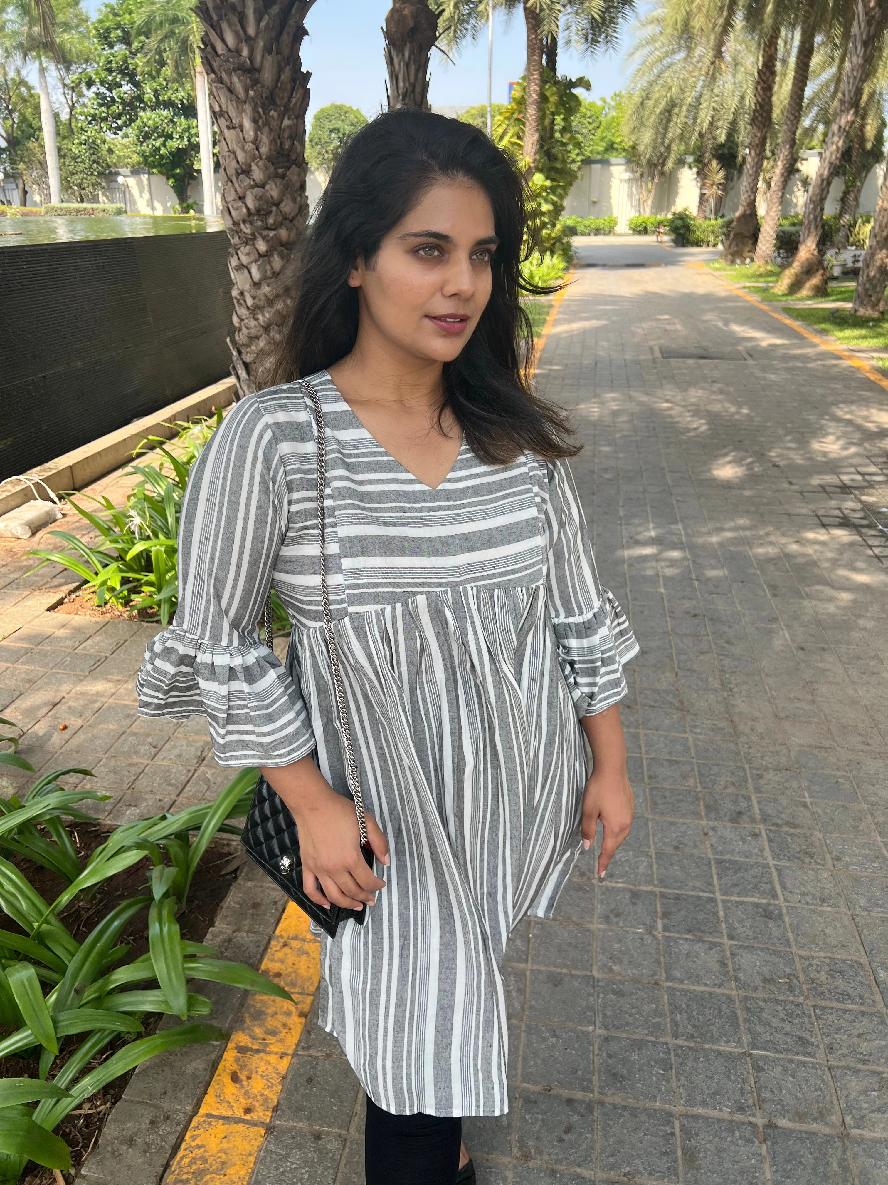 Silver Lining Nursing Dress - Baby Pink - Image 4