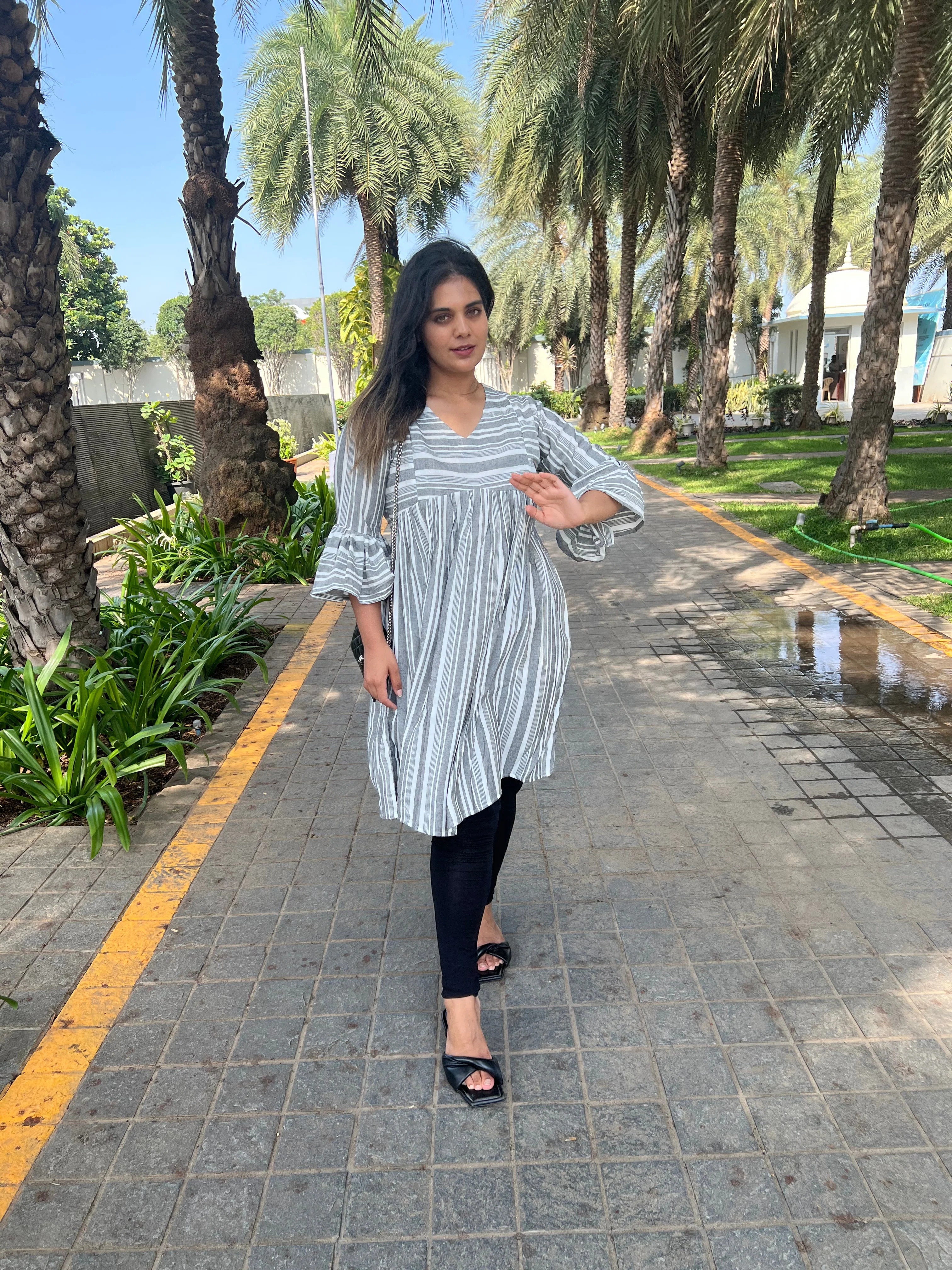 Silver Lining Nursing Dress - Baby Pink - Image 6