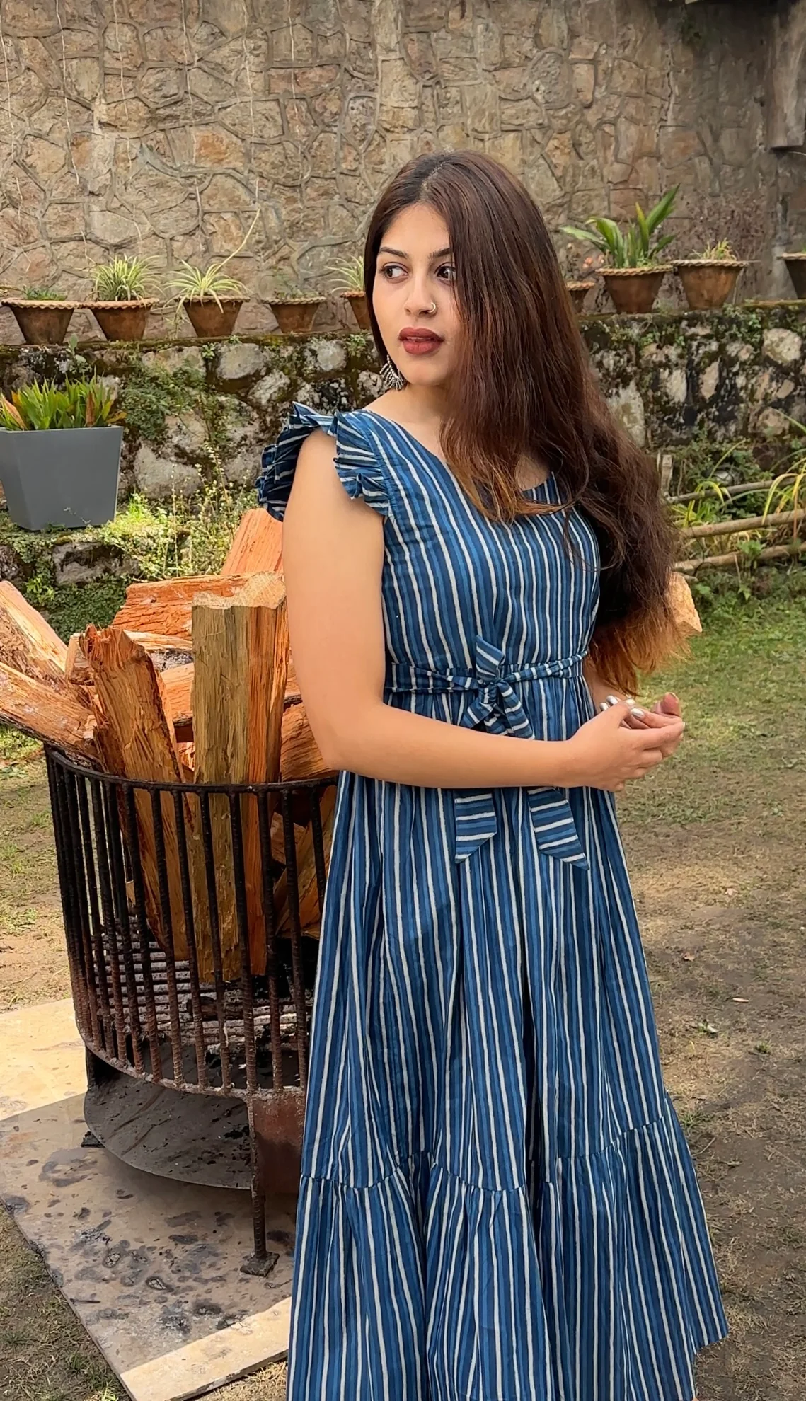 Tanya Blue (Indigo Print Dress) - Image 11