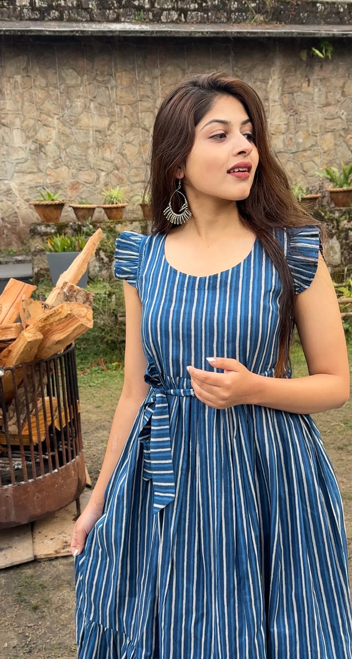 Tanya Blue (Indigo Print Dress) - Image 12