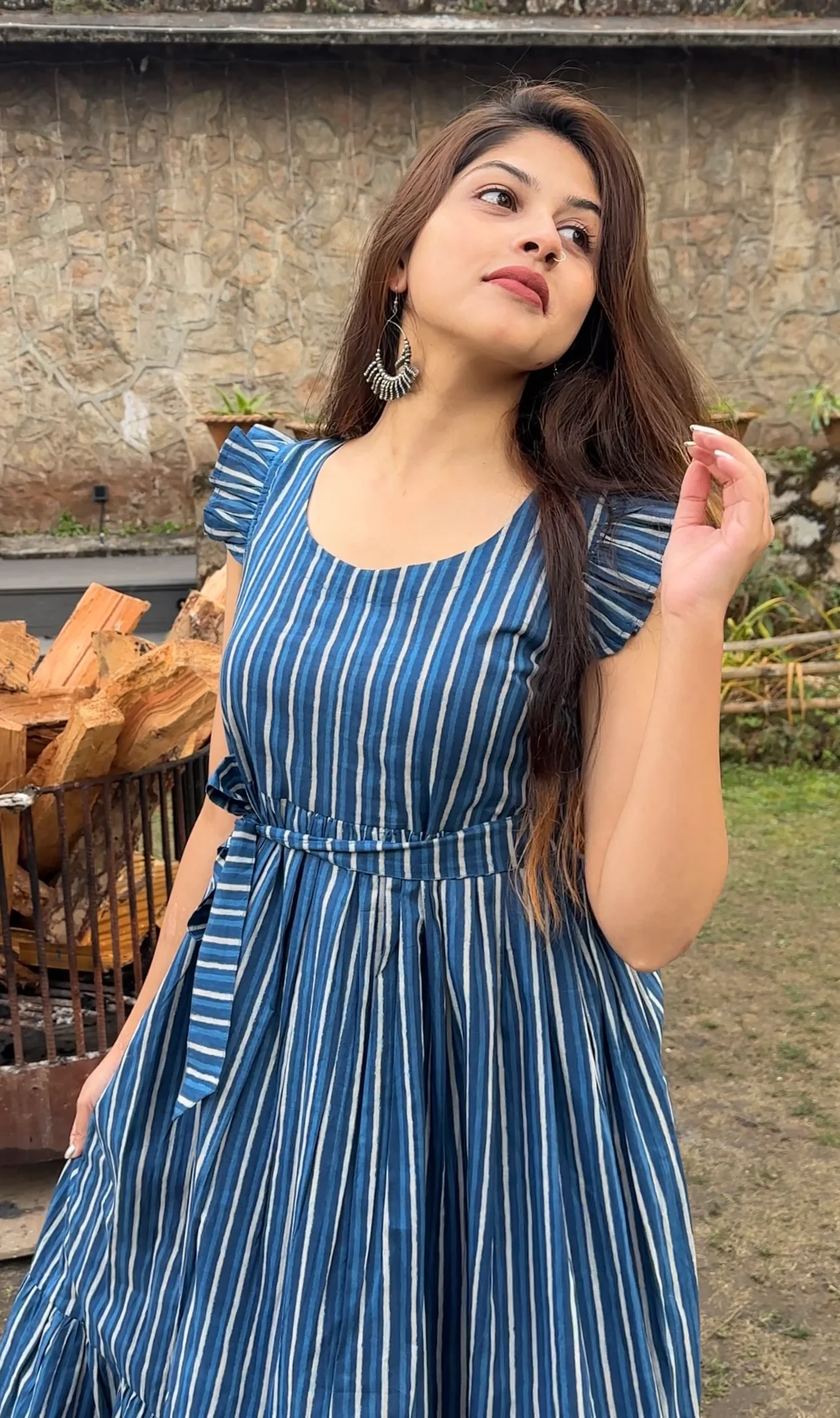 Tanya Blue (Indigo Print Dress) - Image 13