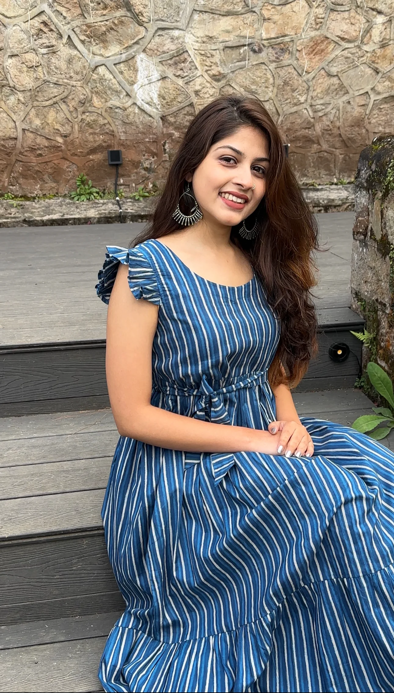 Tanya Blue (Indigo Print Dress) - Image 4