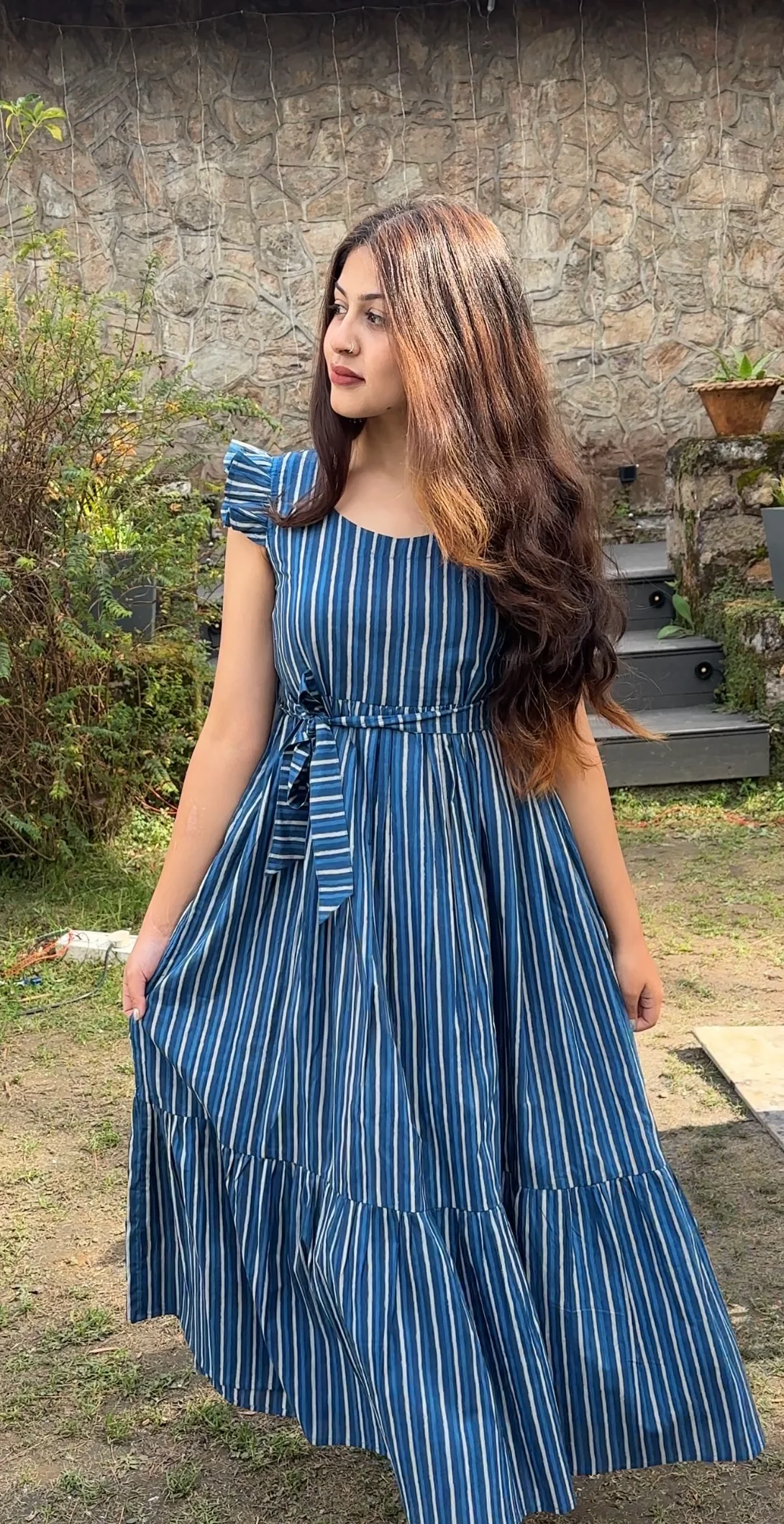 Tanya Blue (Indigo Print Dress) - Image 6