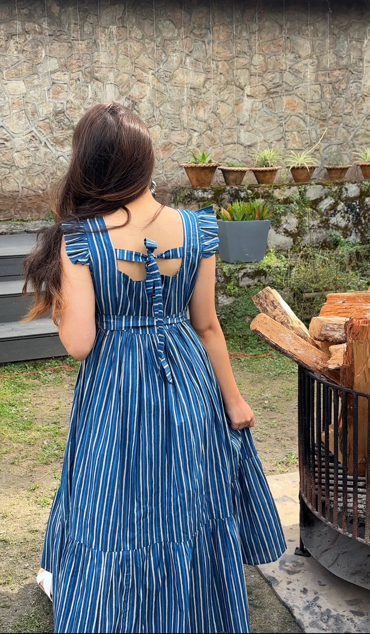 Tanya Blue (Indigo Print Dress) - Image 7